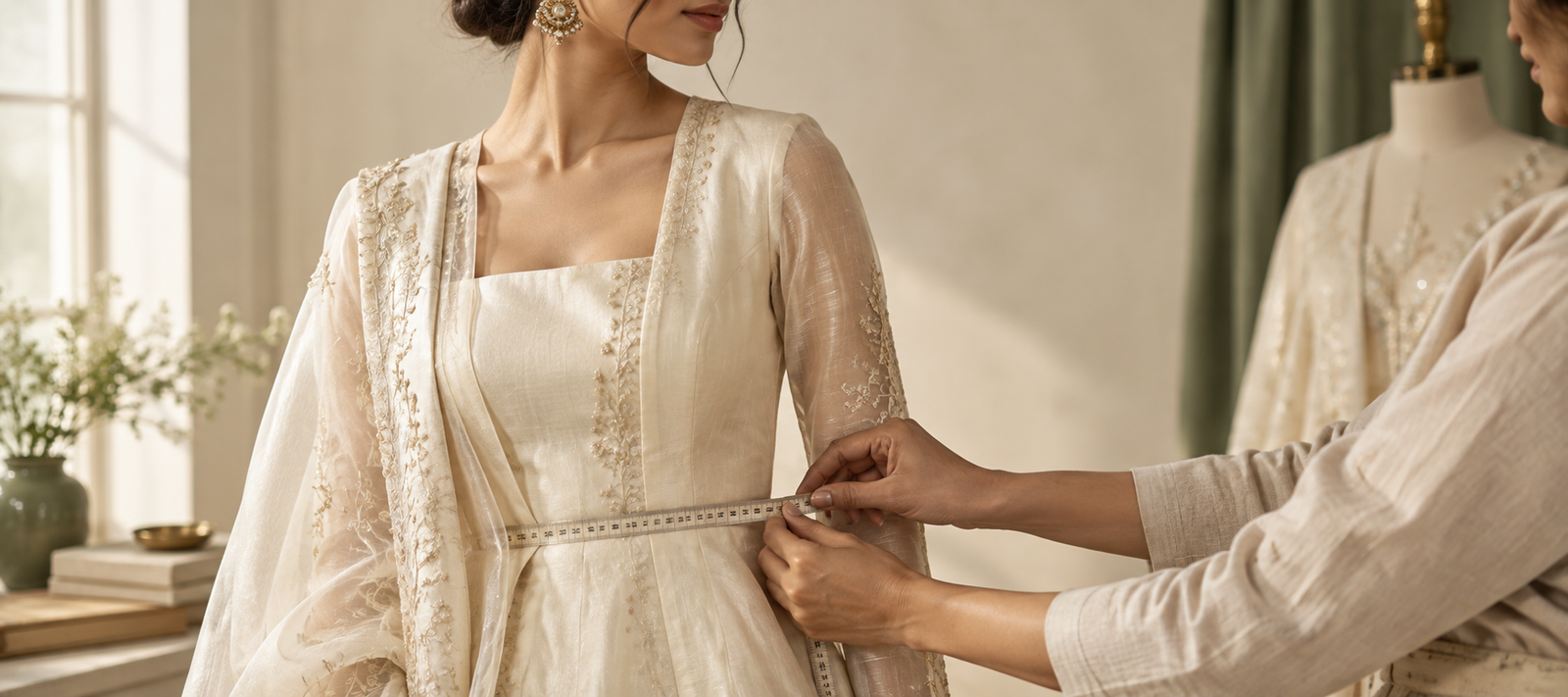 Ojas Couture sizing and fit consultation