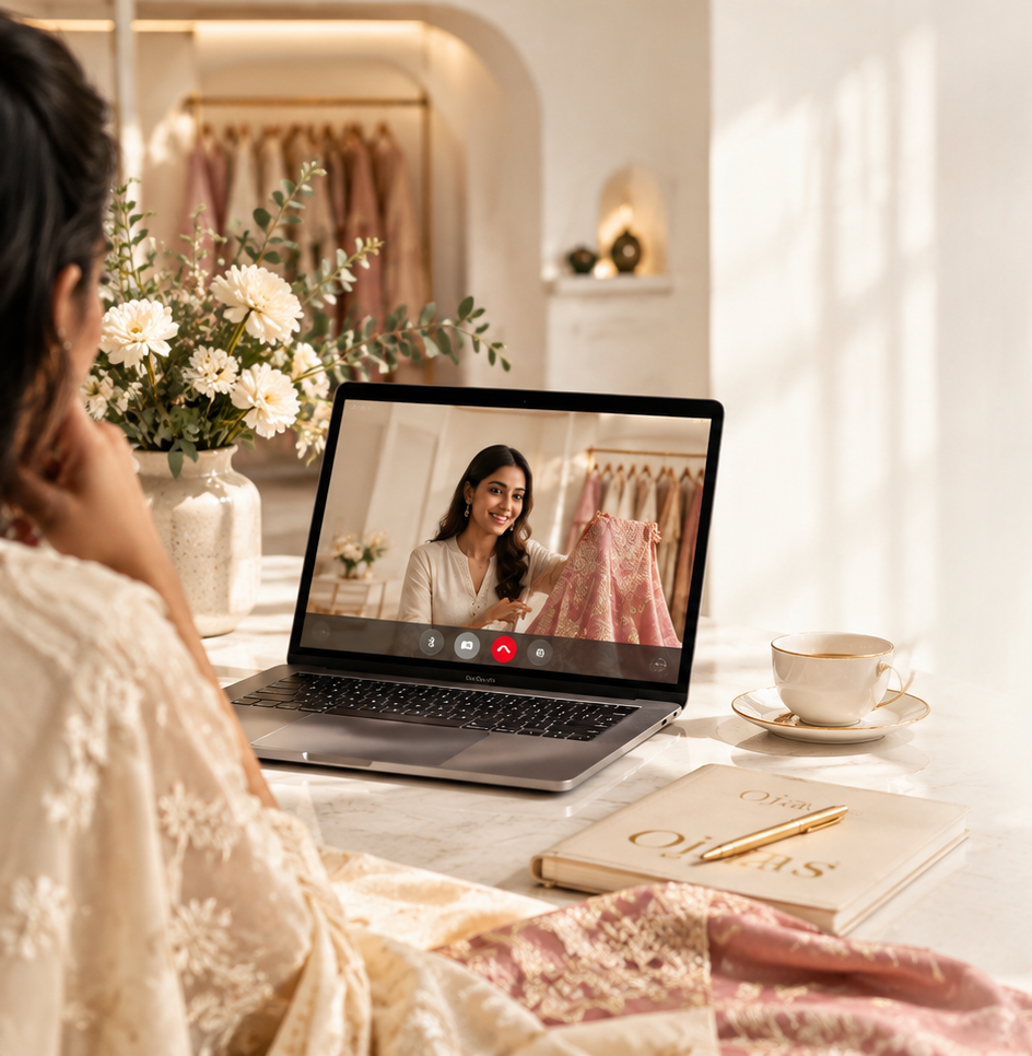 Ojas Couture video consultation